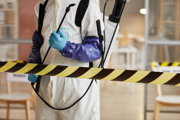 Professional Blood Cleanup technician working in Galena, IN